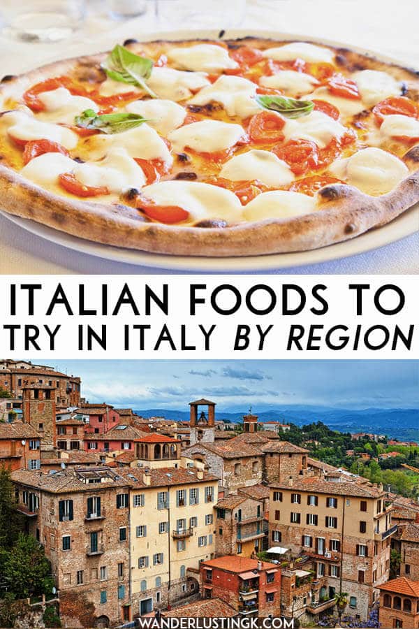 Looking to learn about the best Italian food to eat in Italy? Read this DIY food tour of Italy to learn about the best Italian food by region!