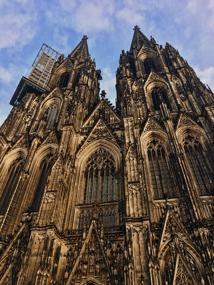 Cologne Cathedral in daylight. Read about the best things to do in Cologne in winter.