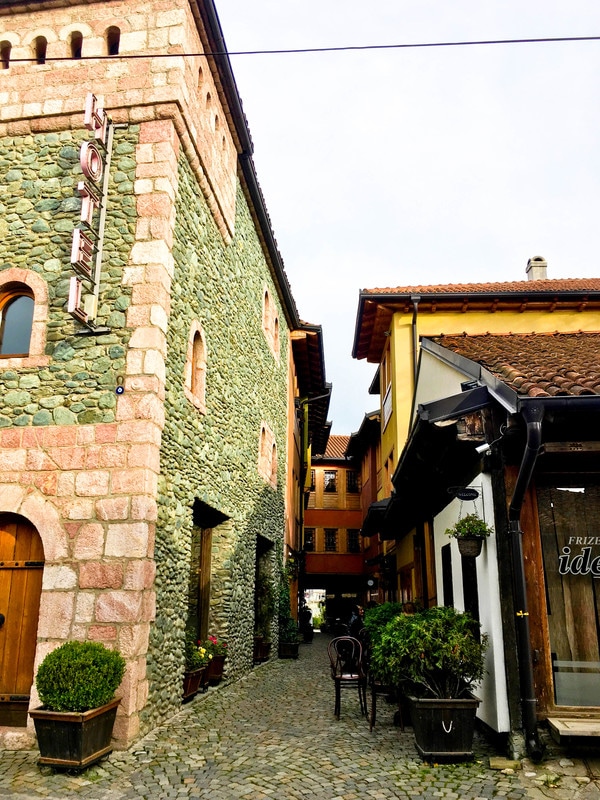 Photo of beautiful street in Gjakova Kosovo. See why Gjakova is considered the most beautiful city in Kosovo by some. #Kosovo #Balkans