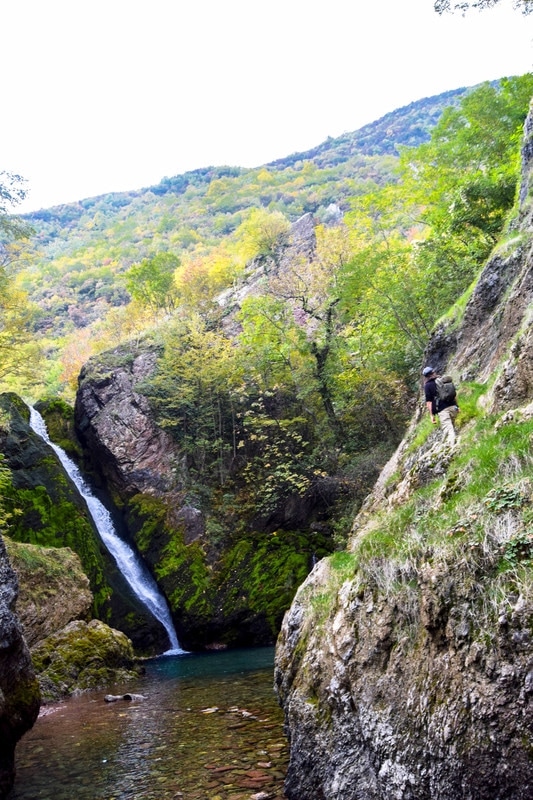 Beautiful waterfall in Peja Kosovo. Discover more beautiful places in Kosovo via beautiful photos! #Kosovo #waterfall #Peja #balkans