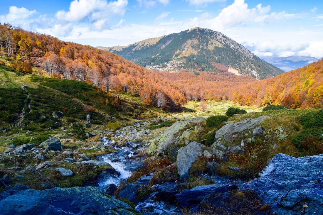 Photo of mountain stream in Sar Mountains in Kosovo. See more beautiful Kosovo photos and inspiration to visit Kosovo.