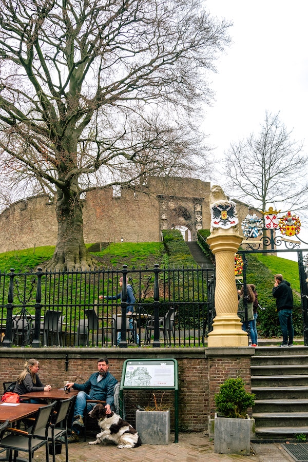 The Burcht. If you visit Leiden, one of the cutest cities in the Netherlands, you must visit this free attraction. #travel #leiden #holland #netherlands