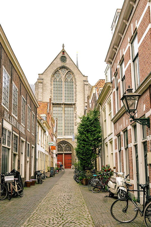 View of the Pieterskerk in Leiden, one of the notable churches of Leiden worth visiting! #leiden #holland #netherlands  #nederland 