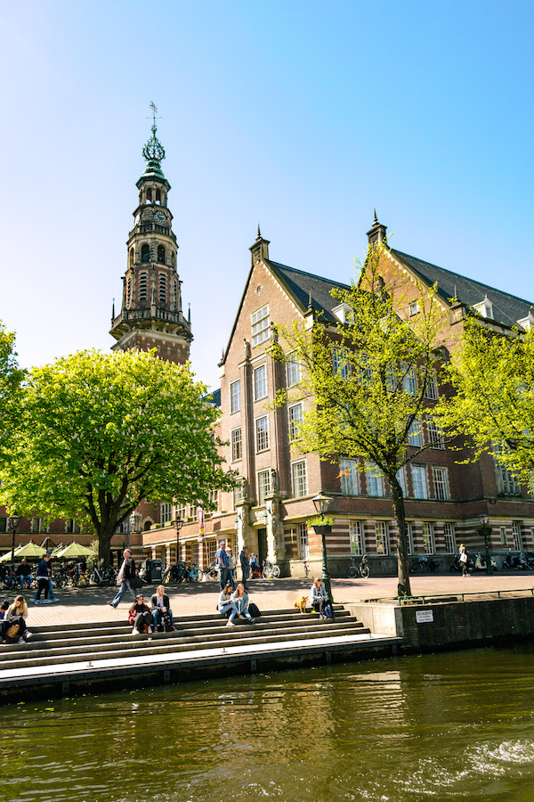 Leiden city hall, one of the most beautiful in the Netherlands. Read why you must take a day trip from Amsterdam to Leiden! #travel #netherlands #leiden #holland #nederland