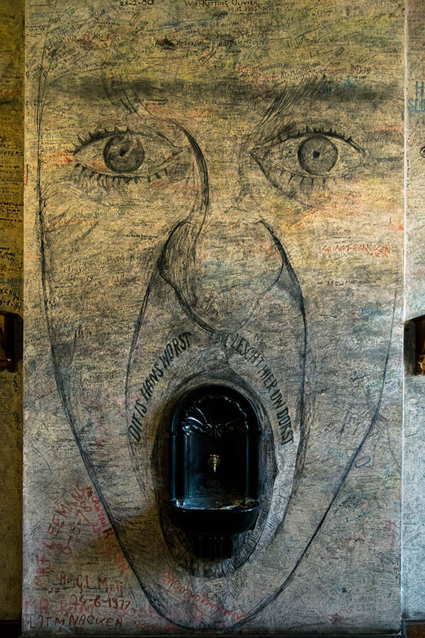 View of the interior of the Sweat Room at Leiden University in the Netherlands, an unique sight in Leiden. #travel #leiden #holland #netherlands