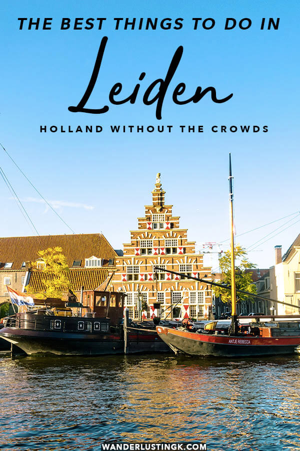 Want to avoid the crowds of Amsterdam? Take a picturesque day trip from Amsterdam to experience Leiden, a city just thirty minutes away.  Read about the best things to in Leiden for first time visitors! #leiden #travel #netherlands #nederland #holland