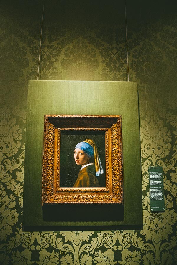 The Girl With the Pearl Earring within the Mauritshuis Museum in the Hague