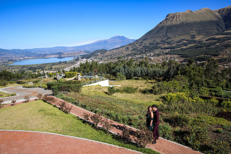 Photo of couple's elopement in Ecuador. Inspiration for LGBT weddings abroad.