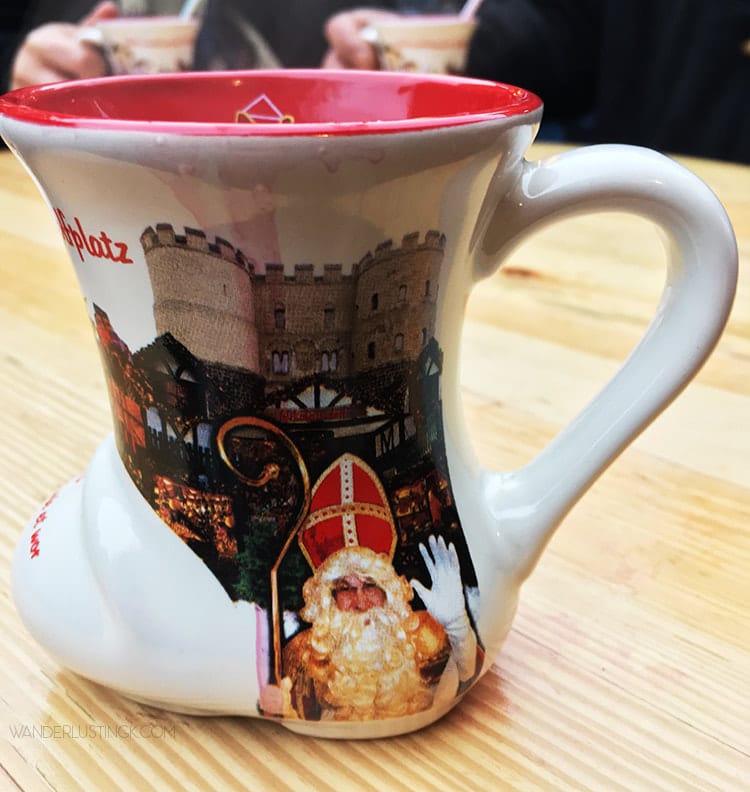Christmas Market Mug from Cologne Germany 2016. Read about the Weihnachtsmarkt in Cologne Germany!