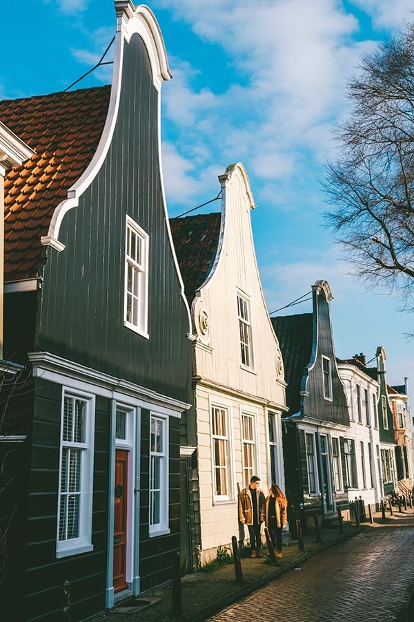Captain's row in Nieuwendam, a secret village in Amsterdam that you must see!