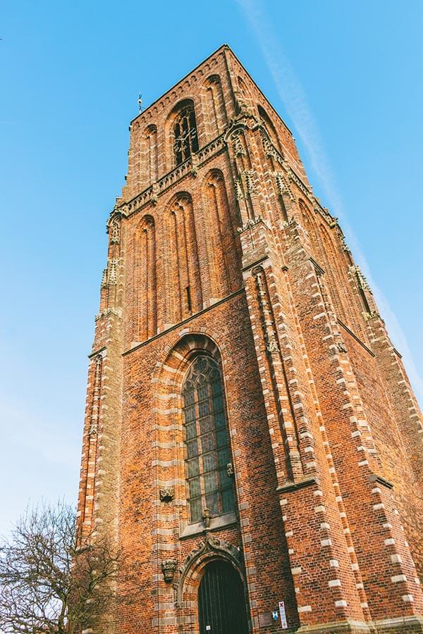 The Tower of Ransdorp, a key building in Ransdorp.  This village in Amsterdam is a pretty afternoon away from Amsterdam! #travel #amsterdam