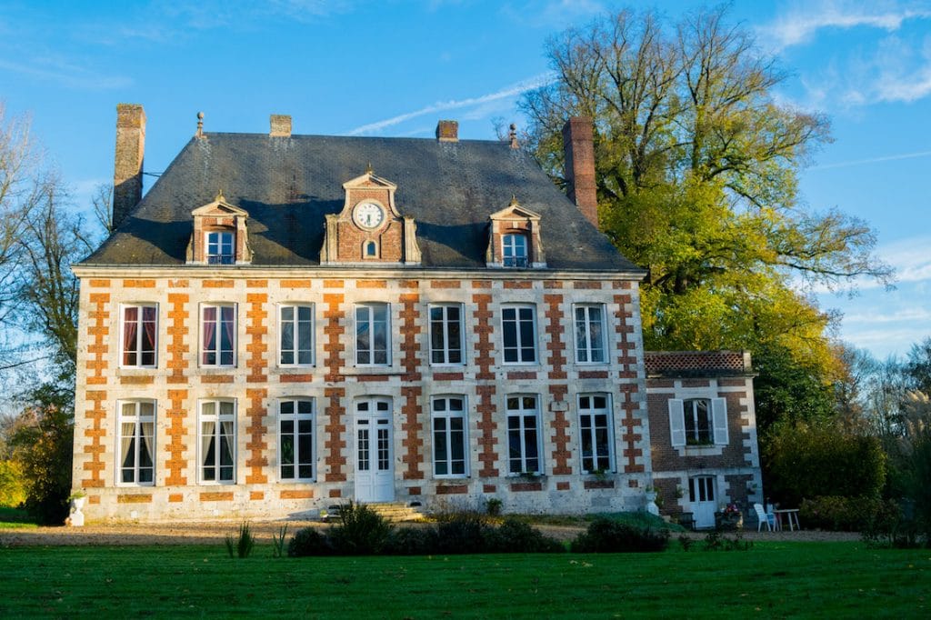 Le Verbosc, a chateau in Normandy France. Read about what it's like to stay at a chateau in France and five chateaux in France you'll want to to stay at! #travel #france #normandy 