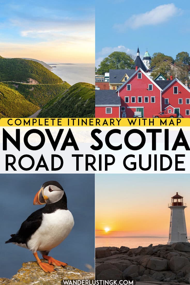 Planning your trip to Nova Scotia, Canada? Your perfect Nova Scotia road trip covering the best things to do in Nova Scotia and Cape Breton Island with a complete itinerary. #travel #canada #novascotia 