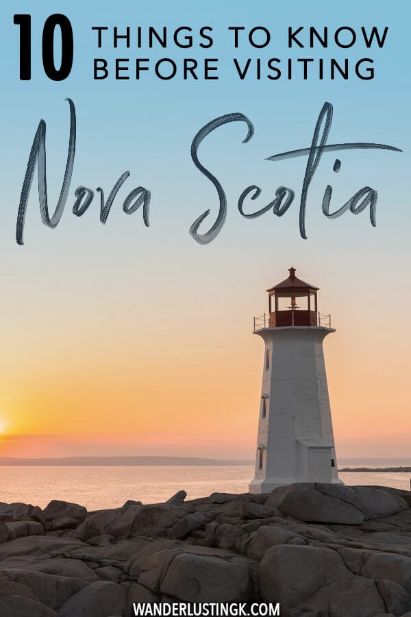 Planning your trip to Nova Scotia? Read ten things to know before you visit Nova Scotia with travel tips for planning your trip! #travel #novascotia #capebreton #canada