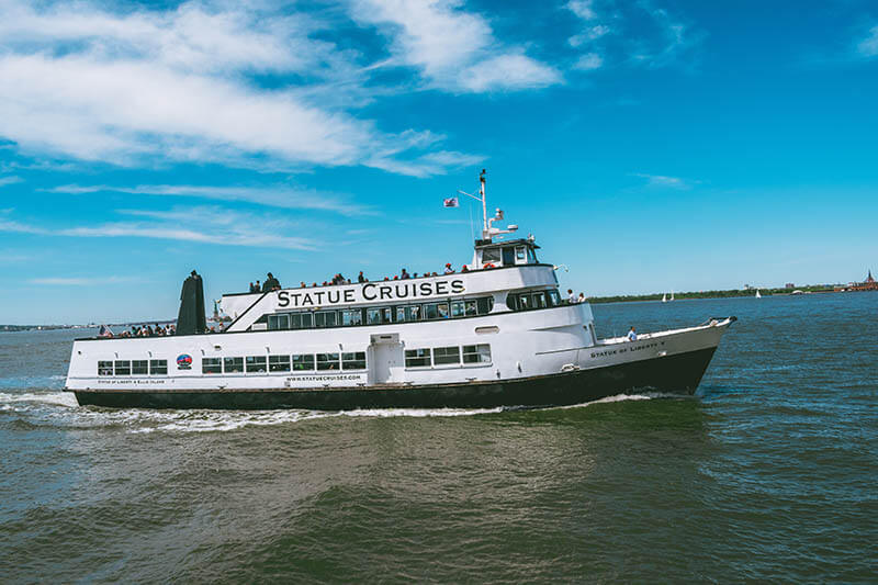 Statue Cruises ferry going to Statue of Liberty