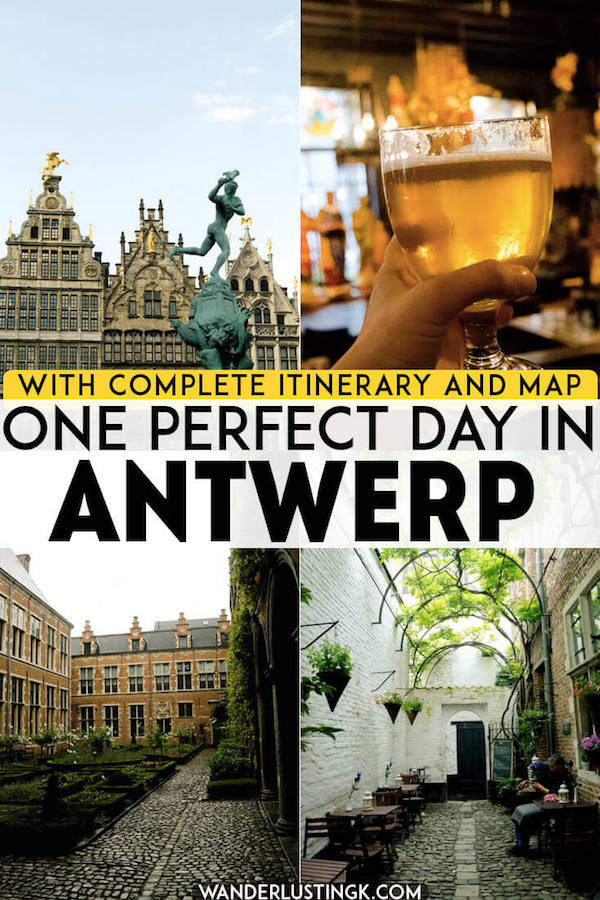 Planning to visit Antwerp, Belgium? Your perfect day trip guide to Antwerp, one of Belgium's loveliest cities, including a complete itinerary and a self-guided walking tour covering the best things to do in Antwerp. #travel #antwerp #antwerpen #belgium #België