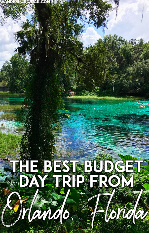 Visiting Orlando, Florida, USA? Take a family friendly day trip from Orlando to Rainbow Springs State Park. Perfect for those looking for a budget day trip from Orlando! #florida #orlando #travel #UnitedStates #USA #budgettravel