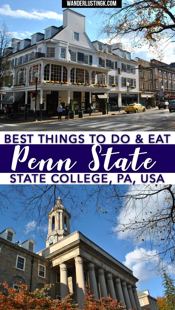 Attending PSU? A complete guide by a Penn State alum on where to eat, where to drink, fun things to do in State College, and day trips from Penn State !