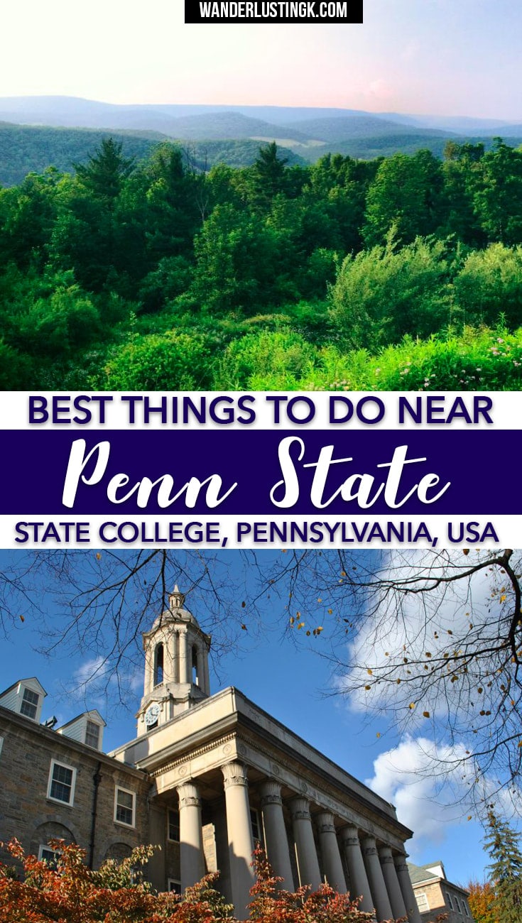 Find out the best things to do in Central Pennsylvania and the best day trips from Penn State! There's lots of things to do near State College PA!