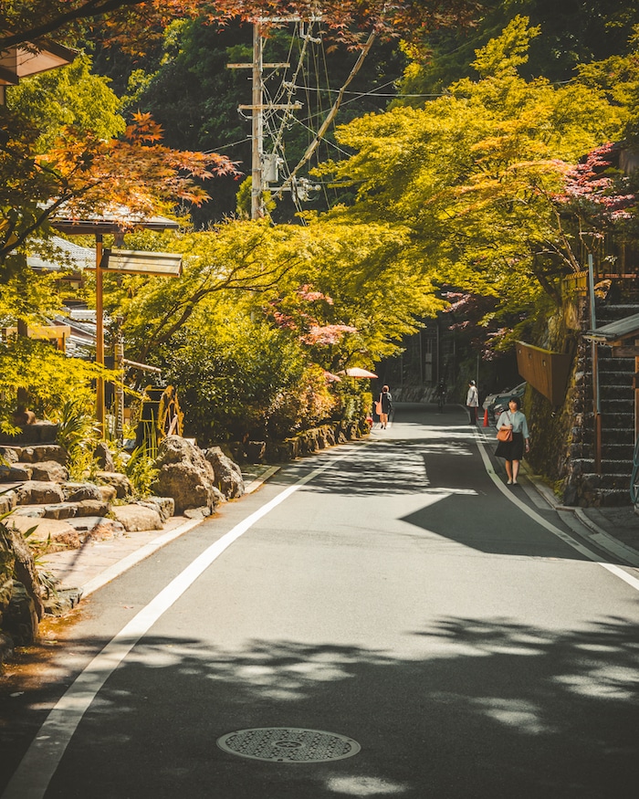 Foto außerhalb des Kibune-Schreins in Kyoto. #Reisen #Japan #Kyoto