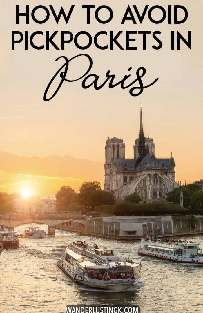 Visiting Paris? 10+ safety tips for Paris written by a former resident on how to avoid pickpockets in Paris to avoid getting robbed. Includes practical safety advice for your Paris trip to keep you safe. #Paris #France #Europe #Travel #Pickpockets #Safety