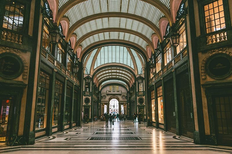 Galleria San Federico is the most beautiful covered passage mall in Turin that you can't miss!