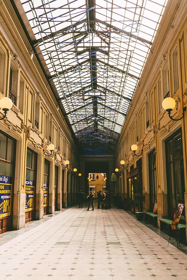 Galleria Umberto I is a historic covered passage in Torino, Italy! 