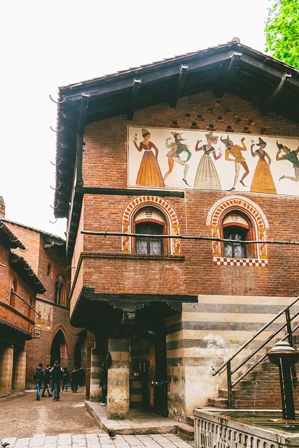 Exterior of the Borgo Medieval, one of the best things to do in Turin, Italy!