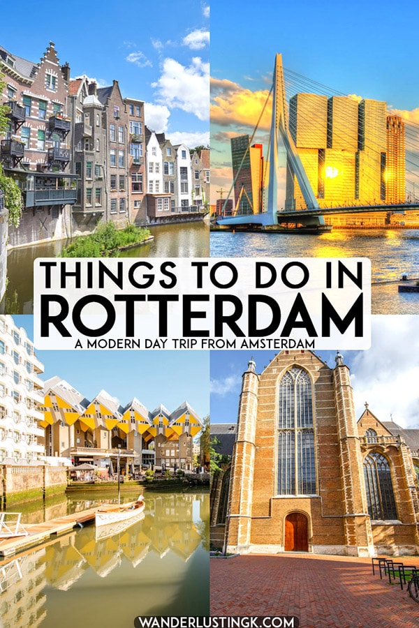 Planning to visit Rotterdam? Your perfect one day guide to Rotterdam with the best things to do in Rotterdam that you can do within one day! #travel #rotterdam #holland #netherlands