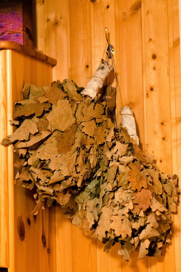 Branches used as part of the Russian spa experience! #russia #travel