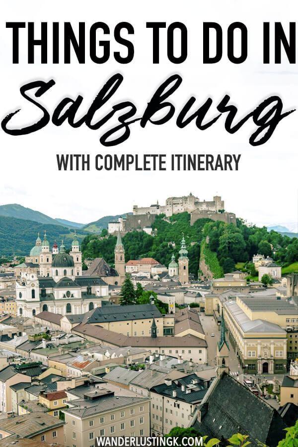 Planning your trip to Salzburg, Austria? Things to do in Salzburg with a complete itinerary for a perfect day in Salzburg, Austria. #austria #salzburg