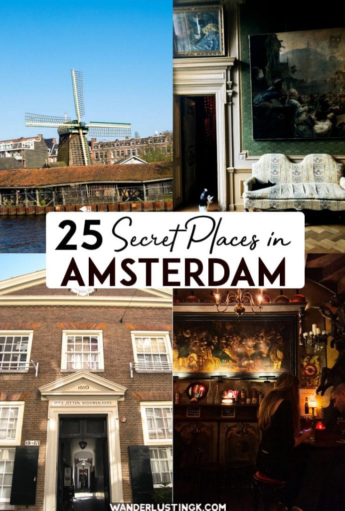 Wondering what secret Amsterdam looks like? Insider tips from a resident for visiting 25 secret places in Amsterdam that you won’t want to miss. Includes non-touristy things to do in Amsterdam and secret spots! #travel #Netherlands #Amsterdam
