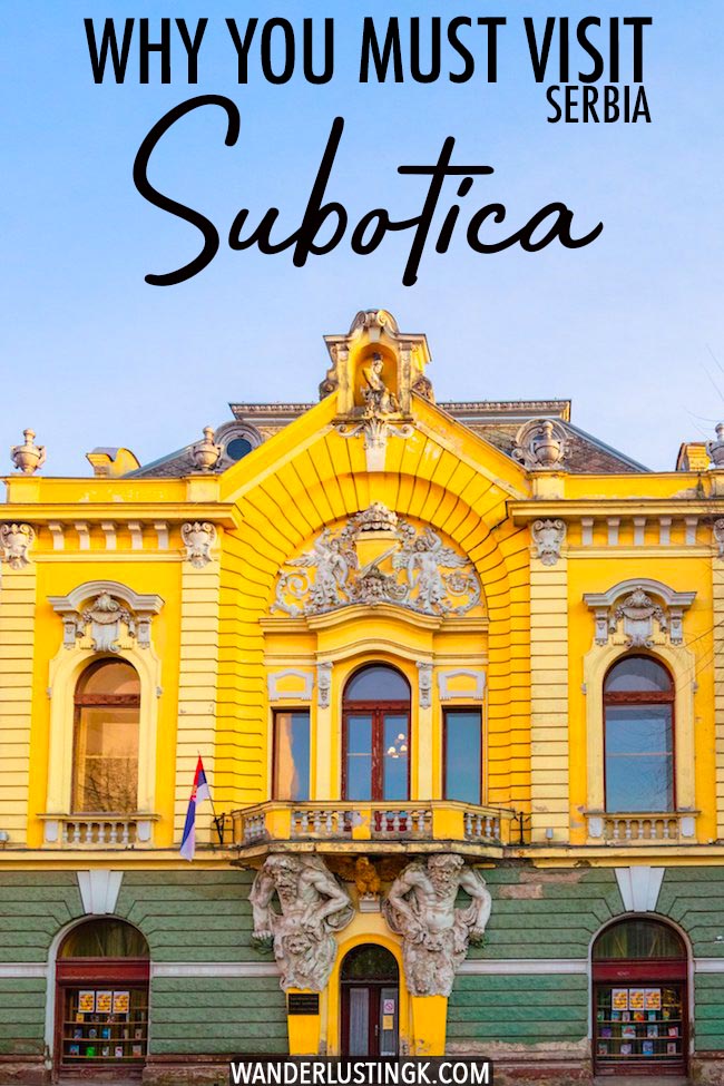 Considering visiting Subotica Serbia? Read about what to do Subotica Serbia, one of Serbia's most beautiful cities. Read about art nouveau architecture in Serbia and why you must visit this beautiful Serbian city! #travel #balkans #serbia #subotica #europe #architecture #artnouveau