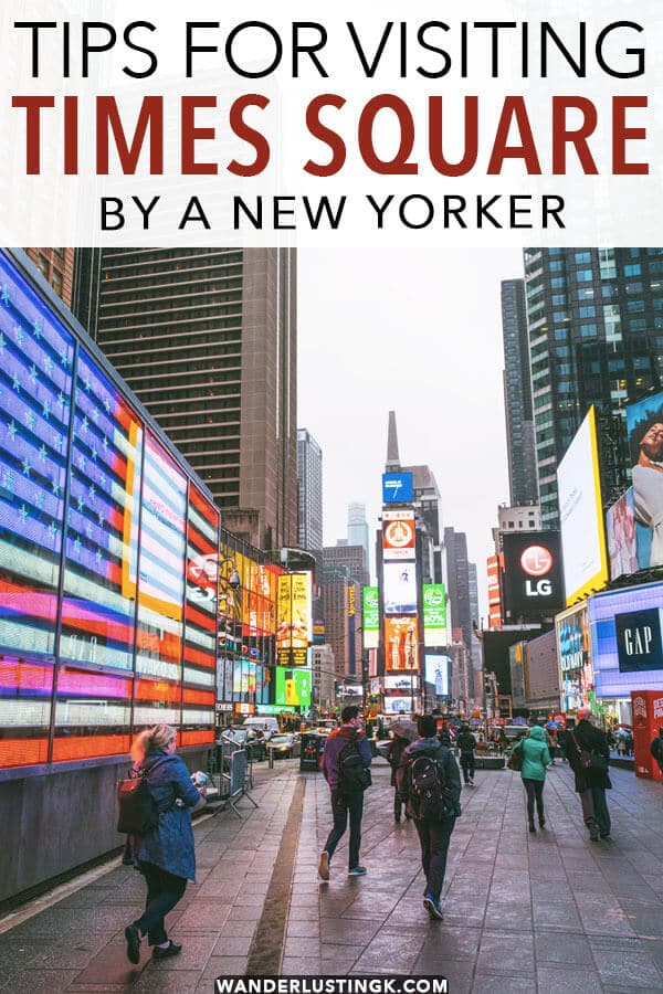Planning to visit Times Square in New York? Read tips by a New Yorker on what to do in Times Square! 