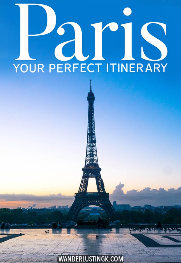 Your perfect Paris itinerary written by a former resident on the best things to do in Paris with tips for what to do for four days in Paris (or longer). #Paris #France #europe #travel
