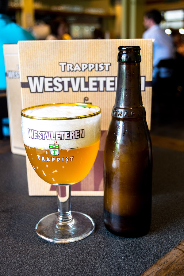 Westvleteren Blonde, one of the Westvleteren trappist beers. The Westvleteren abbey is where to buy Westvleteren 12, 8, and blonde beers! #travel #beer #belgium