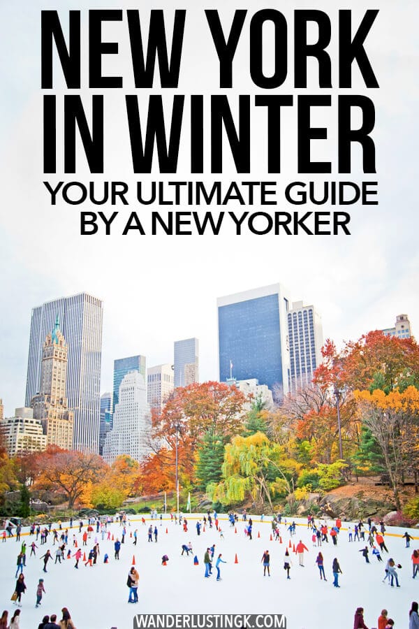 Planen Sie Ihre Traumreise nach New York City? Lesen Sie, was Sie im Winter in New York unternehmen können, einschließlich Weihnachten in New York zu verbringen! Mit Insider-Tipps von einem gebürtigen New Yorker zu den besten Aktivitäten in NYC, wenn es kühl ist. #Reisen #NYC #NewYorkCity #NewYork