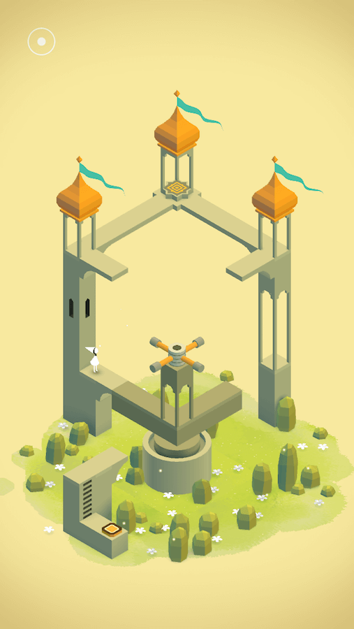 Monument Valley ist ein wunderschönes Spiel für dein Handy, perfekt für eine entspannte Zugfahrt! Diese Offline-App ist für ihr schönes Design bekannt.