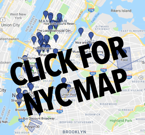 Click for your free downloadable map with highlights of what to do in New York City during five days!