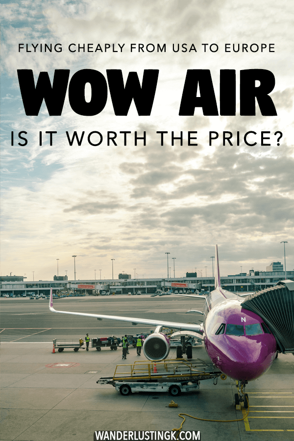 Looking for cheap flights from the United States to europe? Consider flying with WOW air, a budget European airline that flies Transatlantic.  Read a review of flying with WOW air from New York to Amsterdam via Iceland! #travel #airlines #europe